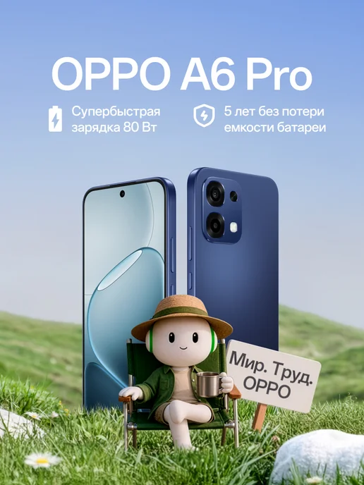 Смартфон A6 Pro 8/256 Ростест (EAC), звездный синий
